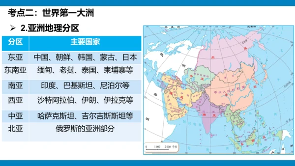 第六章 我们生活的大洲（课件38张）-2023-2024学年七年级地理下册期中复习（人教版）
