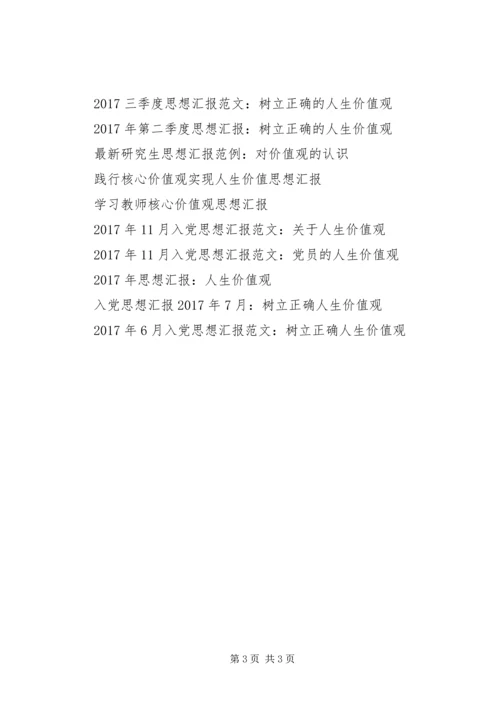 思想汇报格式：从价值观开始，重新认识自己.docx