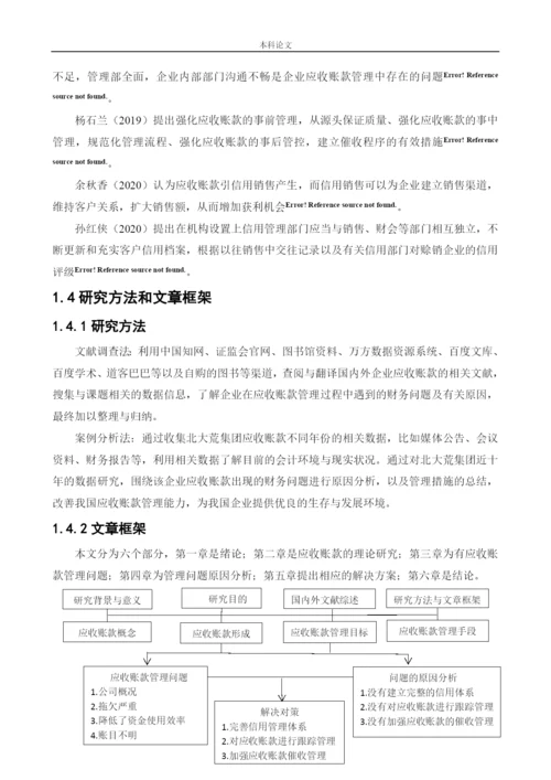 166020404_王丽丽_[论文]北大荒农垦集团应收账款管理问题研究.docx