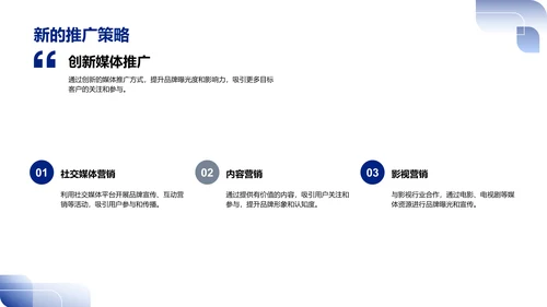 营销策略新实施