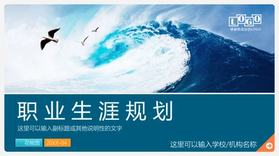 雄鹰展翅职业生涯规划简历PPT
