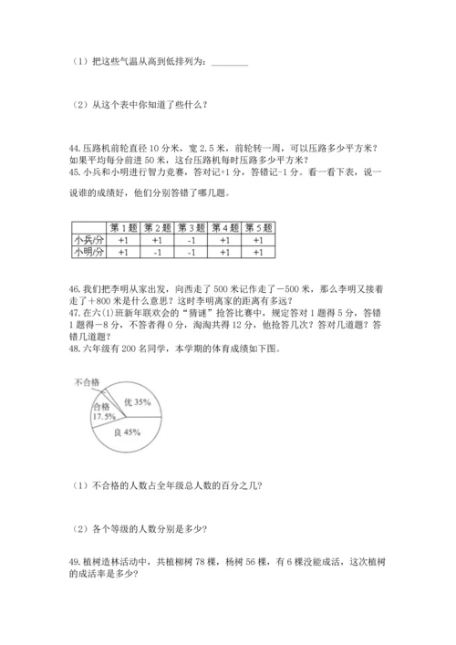 六年级小升初数学解决问题50道必考题.docx