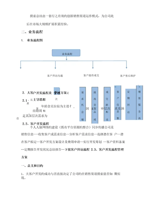 大客户部运营思路及专题方案业务使用