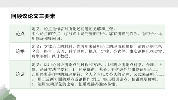 部编版语文九年级上册第五单元整体教学 课件(共38张PPT)
