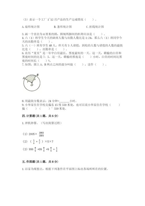 小学数学六年级上册期末考试试卷精品【突破训练】.docx