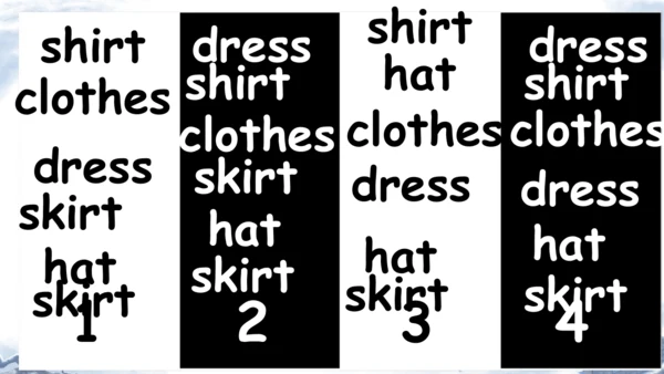 U5 My clothes 单词导学课件（图片版共18页）