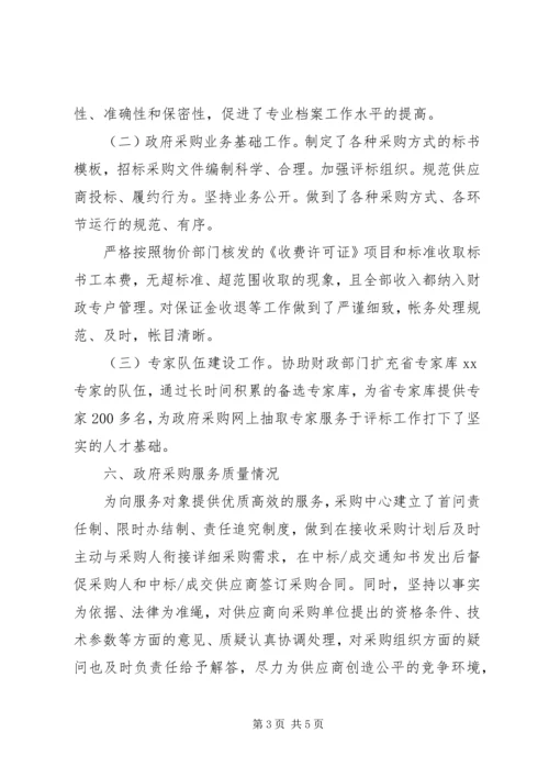 地科所政府采购工作自查报告 (3).docx