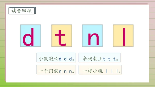 【课堂无忧】汉语拼音-4. d t n l 任务型教学（第2课时）（课件）