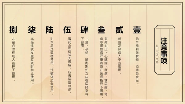 中国风中医药医疗保健产品介绍