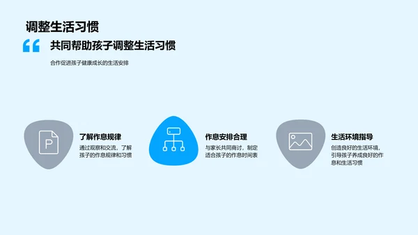 夏至与儿童作息PPT模板