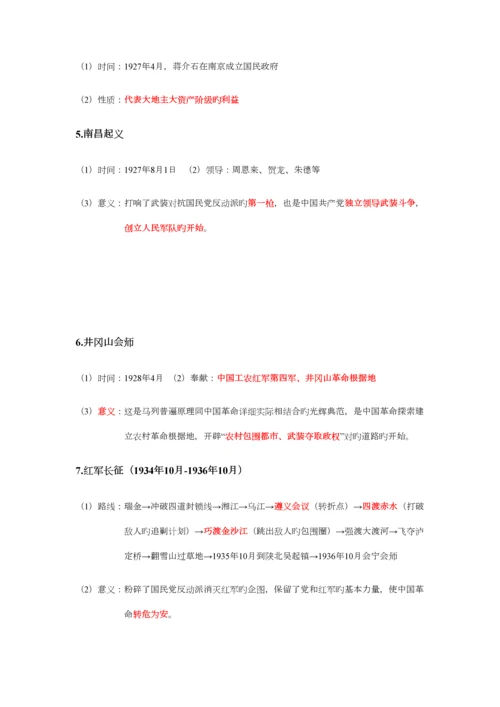 2023年中国近代史知识点总结人教版八年级.docx