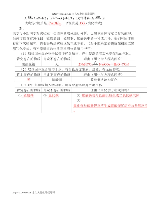 2022年四川省泸州市化学中考试卷doc初中化学.docx