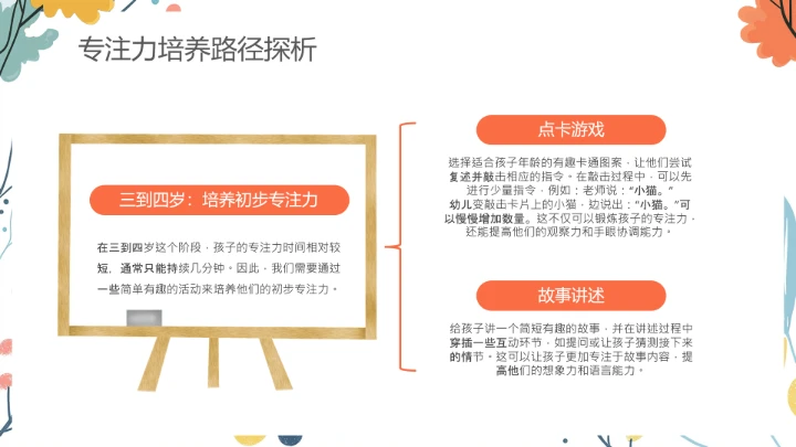 小学探寻专注力的秘密主题家庭教育家长会通用PPT