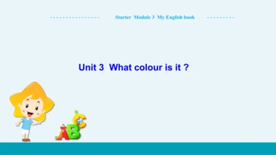 【轻松备课】外研版初中英语七年级上Starter Module 3 Unit 3教学课件