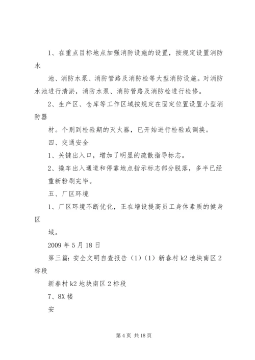 安全自查报告1.docx