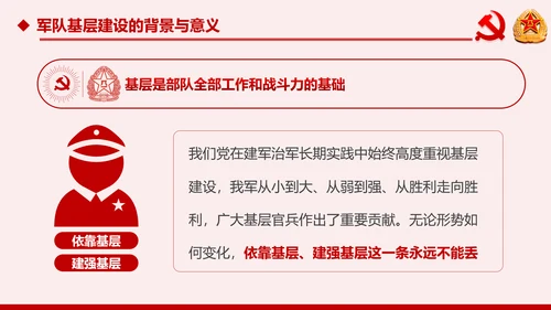 军队基层建设军队部队过硬作风强军兴军PPT