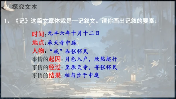 第11课   短文二篇《记承天寺夜游》课件(共17张PPT)