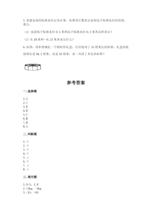 沪教版数学六年级下册期末检测试题精品【全优】.docx