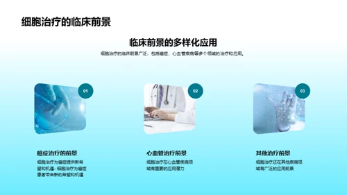 商务风生物医疗教学课件PPT模板