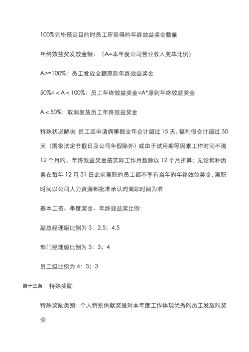 薪酬管理规定样稿.docx