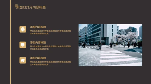 简约华丽黑金风活动策划通用PPT模板