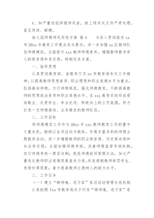 幼儿园师德师风奖惩方案.docx