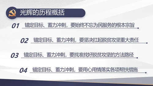 蓝色党建年终工作总结汇报PPT党课