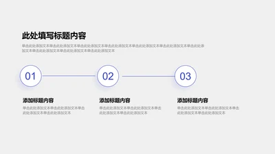 正文页-蓝色商务风3项递进关系图示