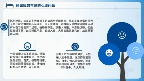 蓝色睡眠障碍患者的护理培训PPT模版睡眠障碍症
