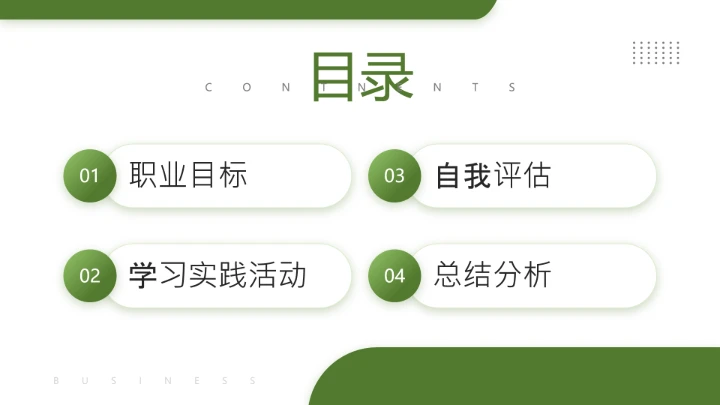 通用版大学生职业生涯发展展示职业生涯规划（市场营销方向）PPT