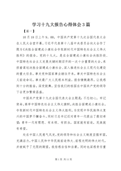 学习十九大报告心得体会3篇 (2).docx