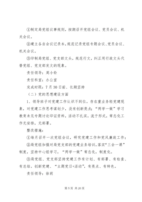 关于落实区巡察组反馈意见的整改方案.docx