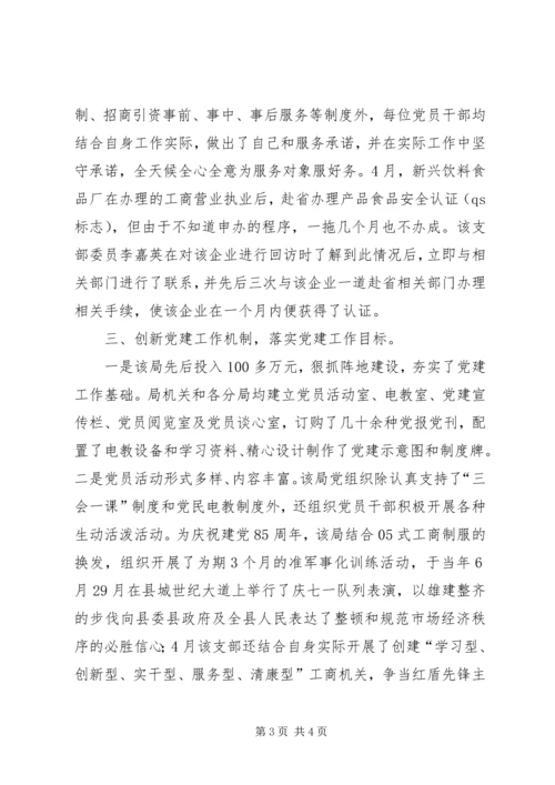 工商局机关党支部先进事迹材料 (2).docx