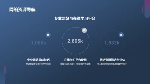 蓝紫色现代课堂汇报PPT模板