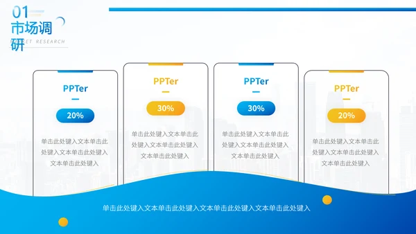 互联网项目介绍创业计划书通用PPT模版