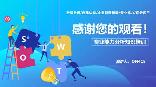 SWOT分析营销业务员培训课件通用PPT模板