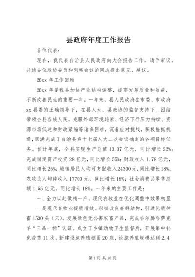 县政府年度工作报告 (3).docx