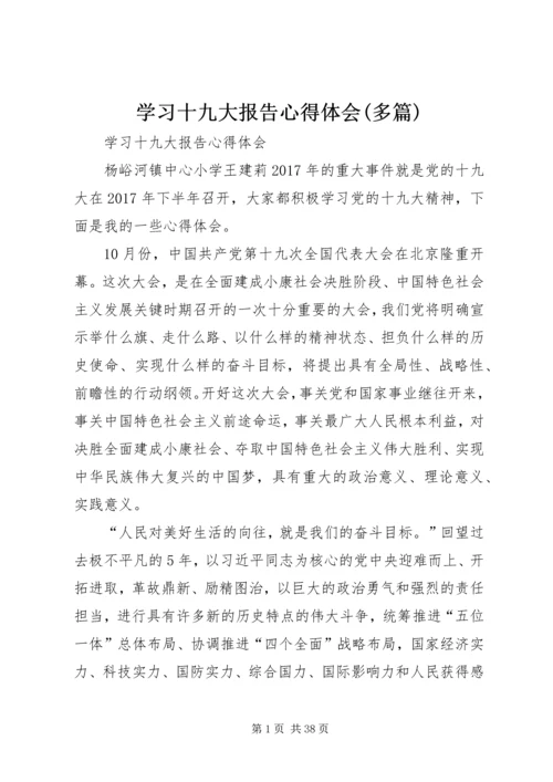 学习十九大报告心得体会(多篇)_3.docx