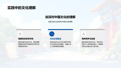 中国传统礼仪习俗讲座PPT模板