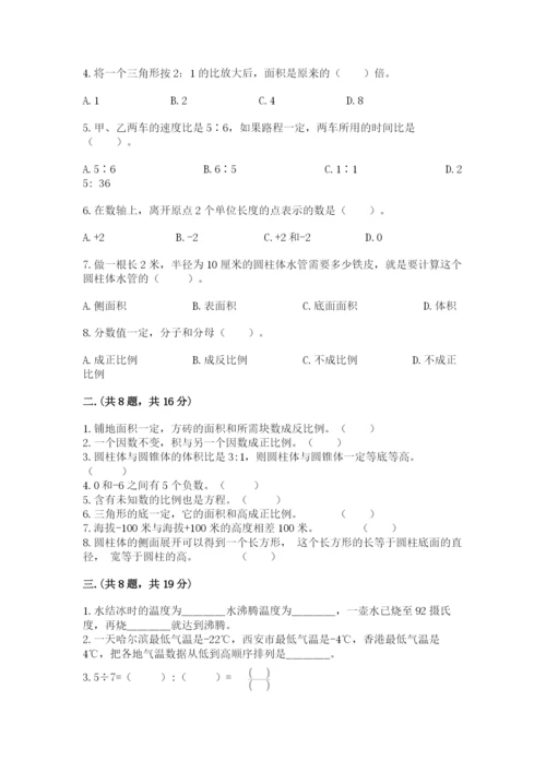 小学六年级升初中模拟试卷精品（名师系列）.docx