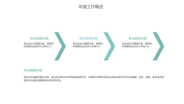 清新简约-年终总结ppt