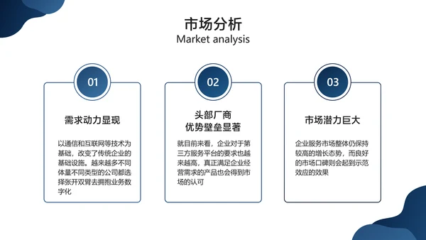 蓝色简约风互联网软件产品介绍