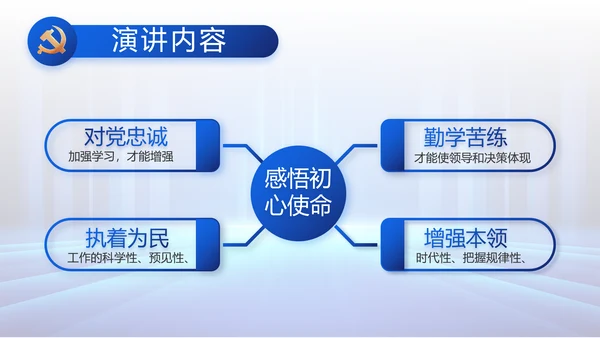 大气党建党支部工作总结汇报PPT党课