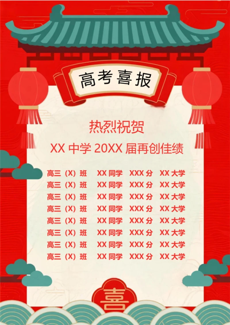中学高分录取大学名单高考喜报