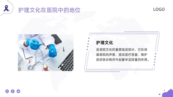 紫色商务护理团队与文化建设PPT模板宣传PPT动态PPT团团队建设