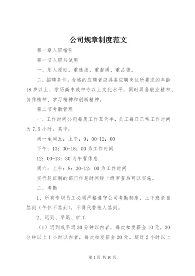 公司规章制度范文 (2).docx