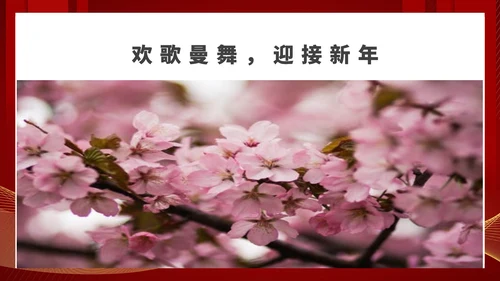 红色商务风公司年终总结大会流程PPT模板