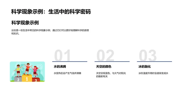 科学知识的生活应用PPT模板