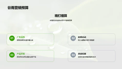 把握谷雨 营销新策略