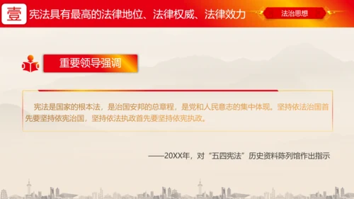 坚持依宪治国依宪执政法治思想ppt党课模板